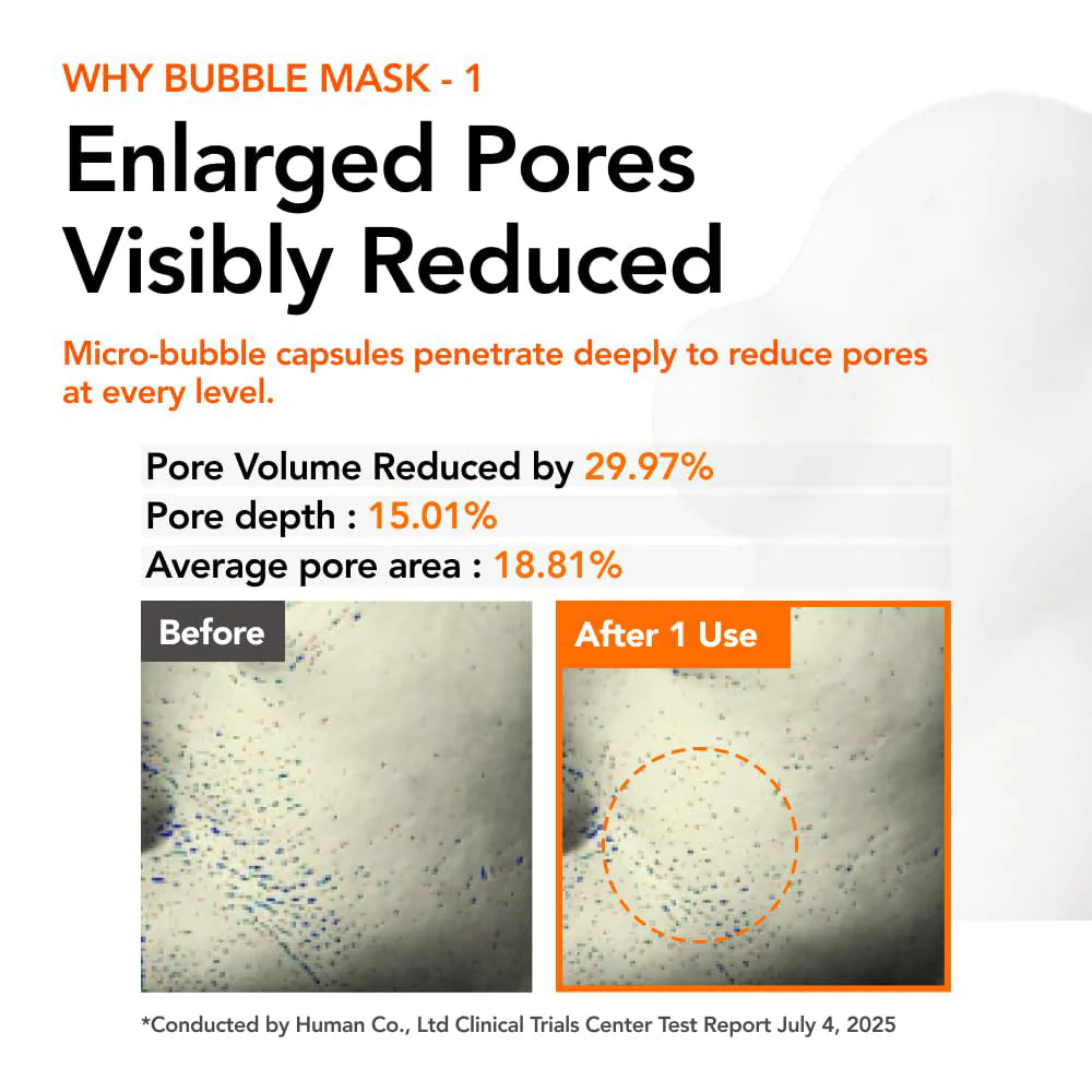 CloudMask 30-Second Bubble Mask