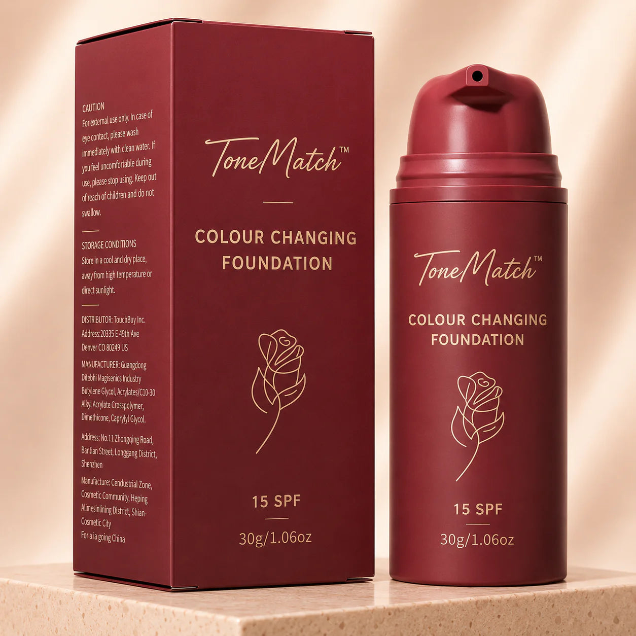 ToneMatch™ Colour Changing Foundation
