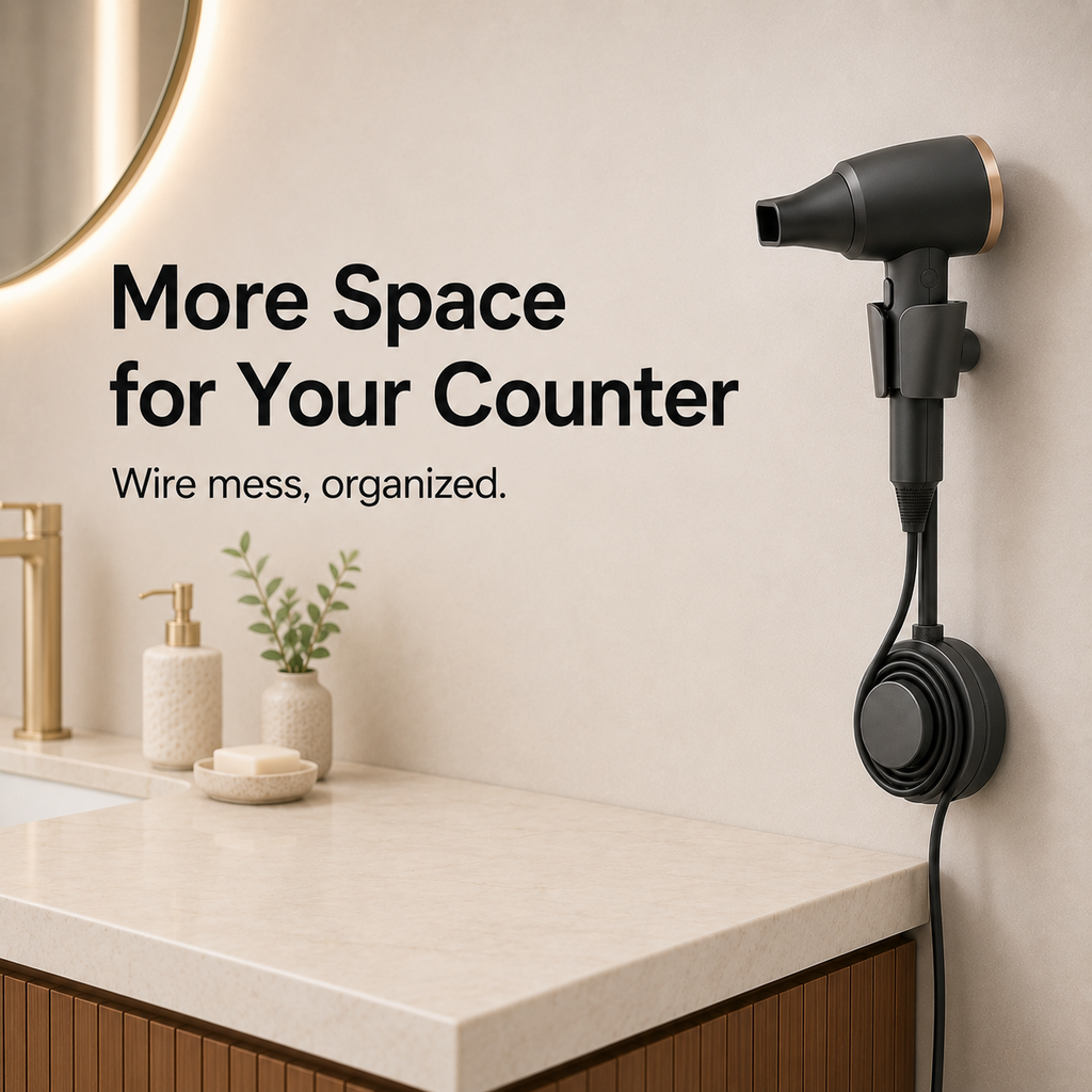 Glam Stand™ Hair Dryer Holder