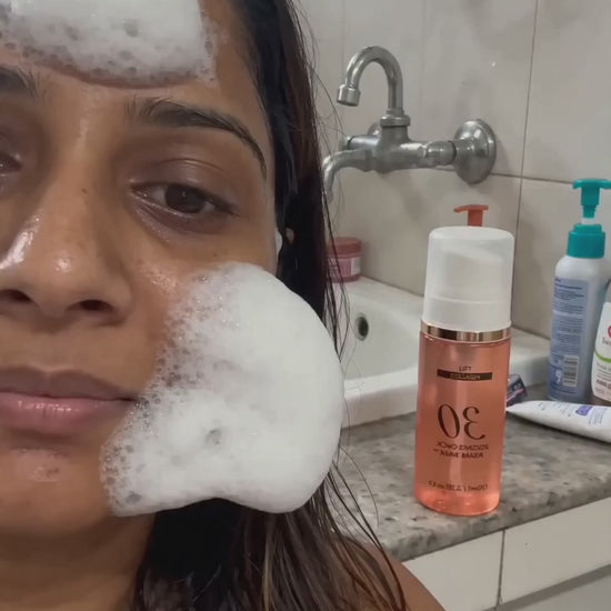 Real customer using the CloudMask 30-second bubble mask