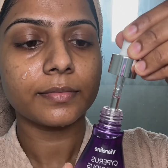 Customer serum selfie