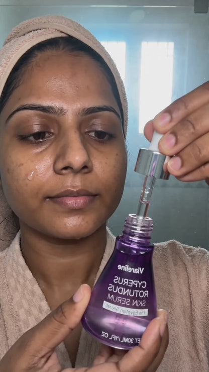 Customer serum selfie